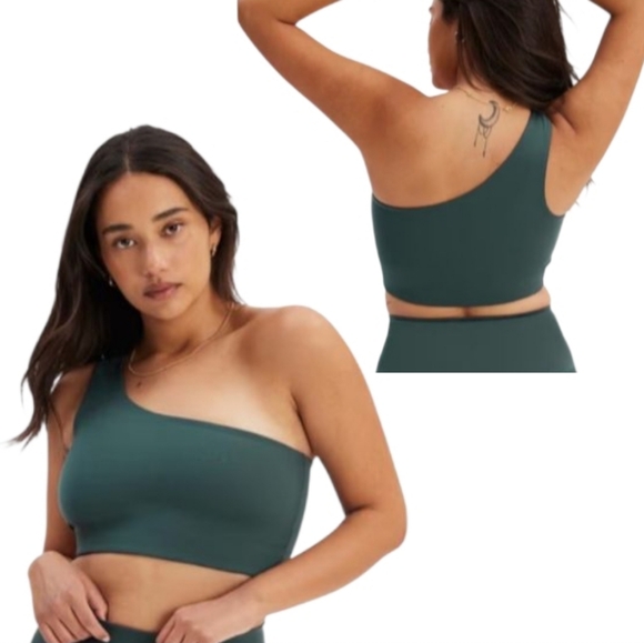 girlfriend collective Other - Girlfriend Collective Bianca One Shoulder Bra